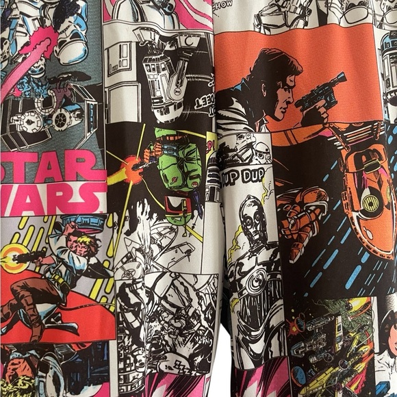 Star Wars Two Woman’s Comic Book Print Leggings Size Medium - Picture 16 of 16